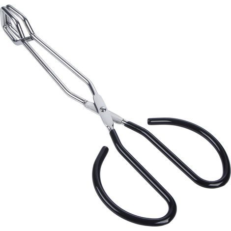 Grillschere aus Edelstahl, 25,4 cm, schwarz, hitzebeständig. (1/5)