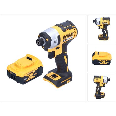 Llave de impacto sin cable DeWalt DCF 887 N 18 V 205 Nm 1/4'' sin escobillas + 1x batería 5,0 Ah - sin cargador
