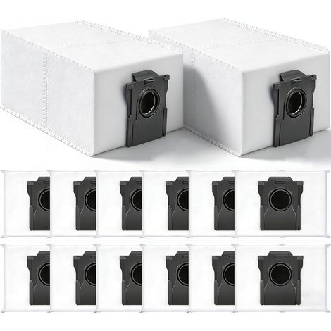 14 Staubbeutel für MOVA P50 Pro Ultra/P10 Pro Ultra/S20 Ultra/P10 Ultra/Mova V50 Ultra Complete Staubsauger - Großvolumig, kompatibel mit Selbstentleerungsstation