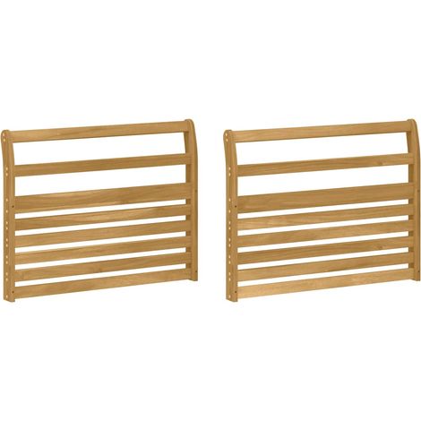 Módulo de Descansabrazos 2 pcs Blanco 78,5 x 8,5 x 60 cm vidaXL (1/5)