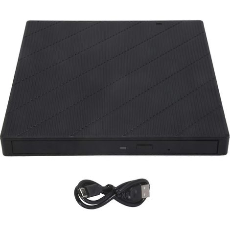 Externes CD/DVD-Laufwerk für Laptops, ultradünnes 7-in-1 USB-Gerät zum Lesen und Schreiben von CDs und DVDs, externer Disc-Leser/Brenner (1/5)