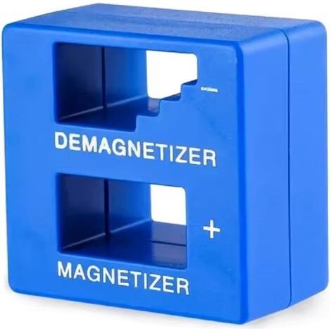BUNTHAUS Magnétiseur et démagnétiseur professionnel pour tournevis, outil magnétique 2 en 1 pour embouts, forets, pinces et vis, aimanteur portable en plastique résistant (1/5)