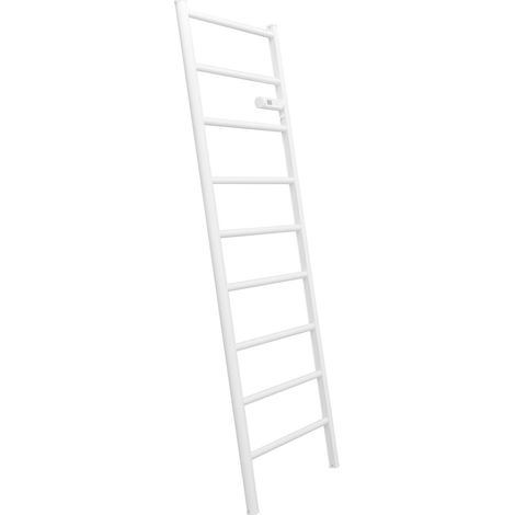 Purline – Sèche-serviette électrique haut en forme d'échelle – Aluminium IP22 – 250W – Écran LED tactile – Thermostat de sécurité – Dimensions 54x6x150cm