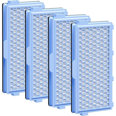 4er-Pack SF-HA 50 HEPA-Filter, nur für Miele Compact C1 C2 Complete C2 C3 S8340 S4 S5 S6 S8 S4000-S899 Guard L1 M1 S1 (nicht für Classic C1) (1/4)