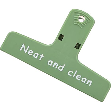 Pince magnétique pour réfrigérateur, support en plastique pour notes, pour la maison, la cuisine et le restaurant. (1/5)
