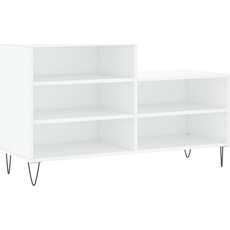 Maison Exclusive - Scarpiera Bianca 102x36x60 cm in Legno Multistrato