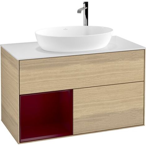 Villeroy & Boch G891HBPC Meuble sous-lavabo Finion G89 (1/2)