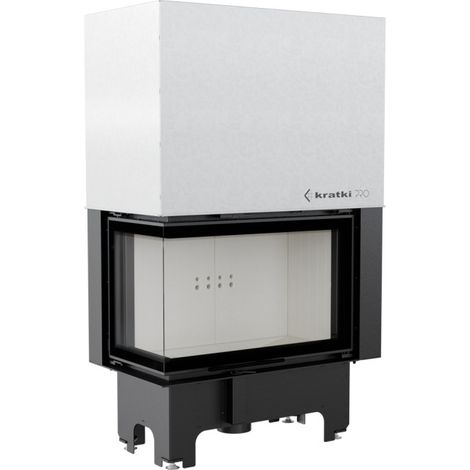 Insert cheminée VN 810/410 BS vitre à gauche ouverture relevable (1/5)