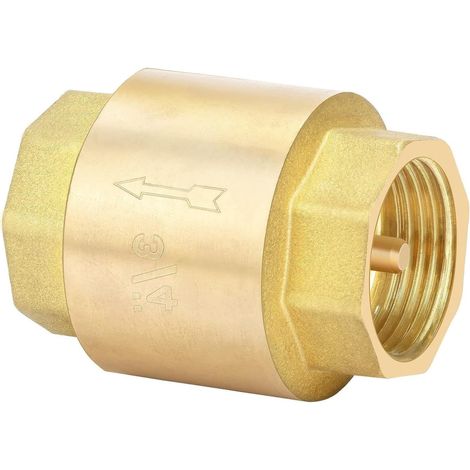Le clapet de contrôle universel 3/4 de pouce est en laiton pour le jardin, seau d'eau de pluie (1/5)