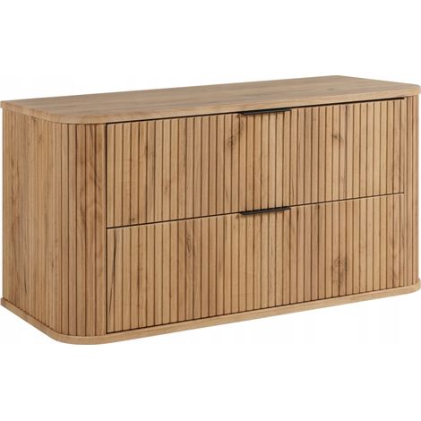 Armoires de salle de bains 100cm  Marron mat - bois  L/H/P 100/52/41cm  ELEGANCE  Meuble sous lavabo, meubles de salle de bains, meubles bas, lavabo