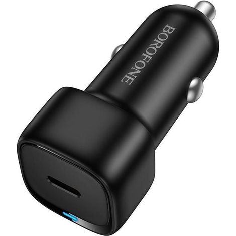 Chargeur rapide pour voiture BOROFONE BZ34A Cloud PD20W Type-C (noir) (1/5)