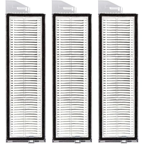 Lot de 3 filtres HEPA de rechange S8 MaxV Ultra compatibles avec aspirateur Roborock S8 MaxV Ultra/S8 Max Ultra, kit de filtre, pièces de rechange, kit d'accessoires de filtres 3 pièces (1/5)