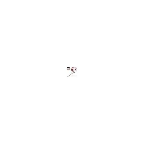 Chaîne de barrière plastique, 6mm 50M chaine plastique rouge blanc, pour hôtels, parkings, gares (1 rouleau) (1/5)