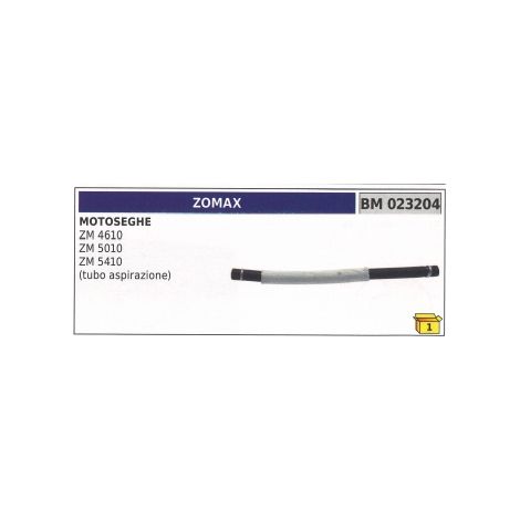 Tubo de aspiración motosierra ZOMAX ZM4610 - ZM5010 - ZM5410 código 023204