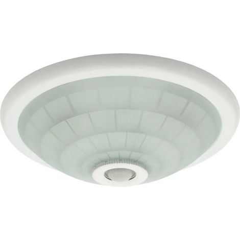 Lampada da soffitto FOGLER DL-240O E27 2x40W, con sensore di movimento, IP20, bianca (1/5)