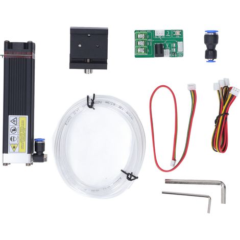 Module de gravure laser CNC Smart Drive avec kit de support pneumatique, puissance optique de 5,5 W (1/5)