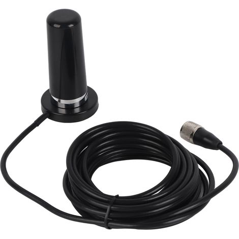 Antenne Radio Mobile VHF/UHF Double Bande pour Véhicule avec Support Magnétique et Câble (1/5)