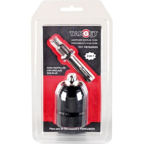PORTE-FORETS AUTO+ADAPTATEUR SDS PLUS - 1,5-13 MM