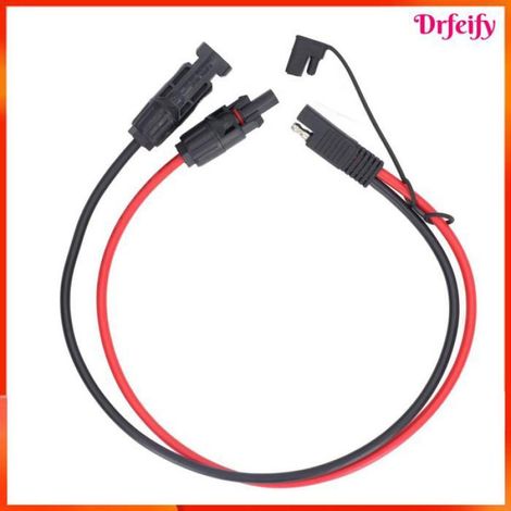 Câble Adaptateur Panneau Solaire - SAE - 10 AWG - 0,6 M - Cuivre Pur - Pour Générateurs Portables Et Camping-cars (1/5)