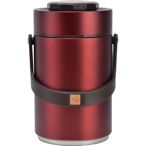 Boîte-repas isotherme 2,3L en acier inoxydable 304, 3 compartiments étanches pour travail et voyage (1/5)