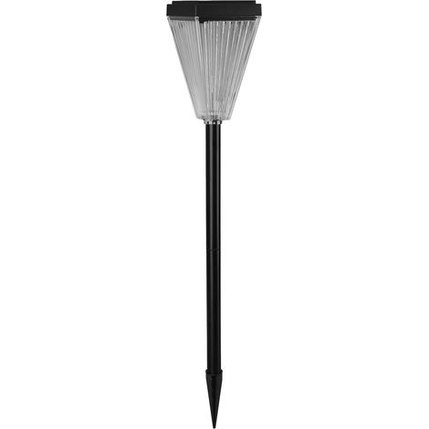Lampe solaire de jardin étanche, température de couleur réglable, allumage et extinction automatiques, lampe LED paysagère pour terrasse, allée et entrée de garage. (1/5)