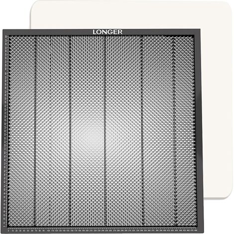 Panneau en nid d'abeille pour gravure au laser, construction en acier durable, gestion optimale des fumées, 500500mm (1/2)