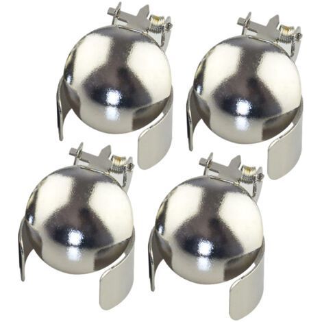 4pcs argent placage fer entièrement automatique éteindre bougie artefact divin anti or éteindre bougie couvercle automatique anneau de bougie éteindre la flamme de bougie en toute sécurité (1/4)