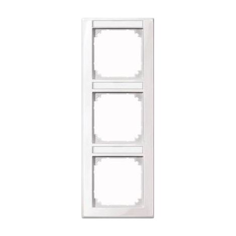 Accesorio marco interruptor Merten 470325 blanco 1 pieza
