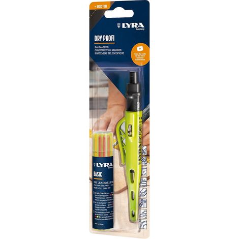 Marqueur professionnel Dry + 12 mines Basic pour toutes les surfaces sous blister (1/5)