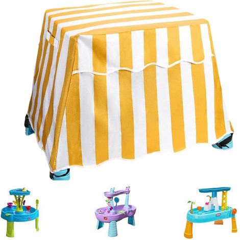 Housse de protection résistante aux intempéries pour table de jeux d'extérieur pour enfants, housse de protection robuste,Jaune