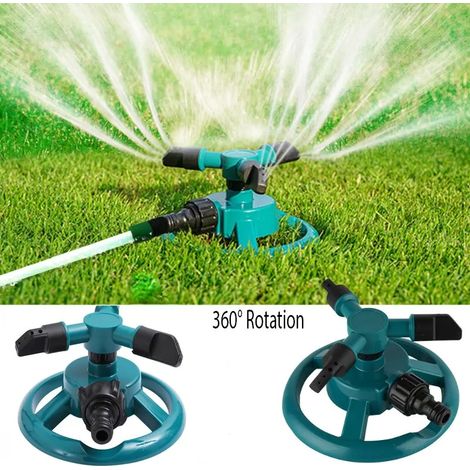 Arroseur automatique rotatif à 360° (Vert (UE)) pour jardin et pelouse - Fournitures d'irrigation (1/4)