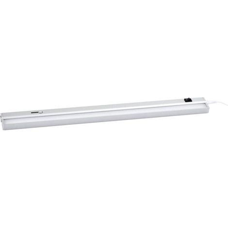 Réglette LED Murale - 1 Unité - Gris Moderne - Éclairage 600 Lumens - Cuisine Salle de Bain Garage - 10W Blanc Chaud