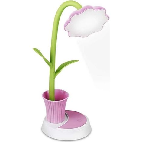 Schreibtischlampe – USB-wiederaufladbare Schreibtischlampe – Rosa – LED – 3 W – Leselampe (1/4)