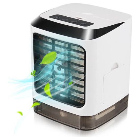 Humidificateur USB, Mini Refroidisseur D'air Portable avec Mini Ventilateur à LED pour la Maison ou le Bureau (1/5)