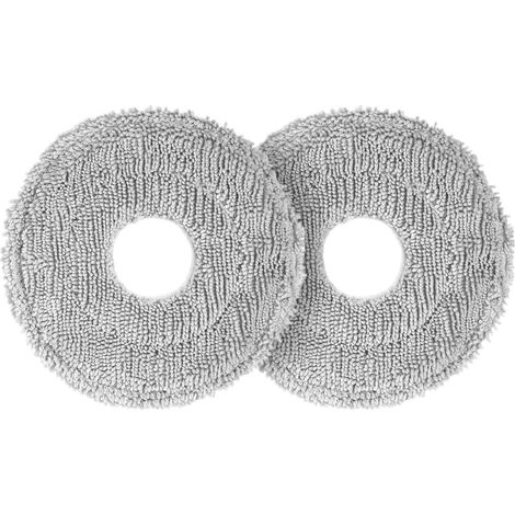Wiederverwendbare Wischmopp-Pads, passend für ECOVACS DEEBOT X1, T10 Turbo, Dreame L10s Ultra, L20 Ultra, X40 Ultra, Xiaomi X10 und X20. 2er-Pack. (1/5)