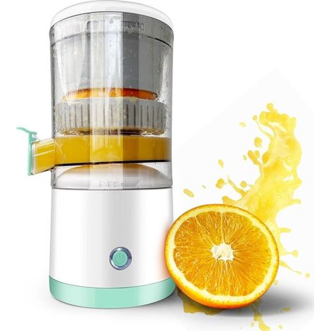 Mini spremiagrumi elettrico - ricaricabile tramite USB, spremiagrumi portatile per agrumi e mele, pressa automatica sicura per uso domestico e in ristoranti. (1/5)