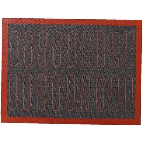 Tapis de cuisson réutilisable pour éclairs - Feuille de silicone perforée (1/5)
