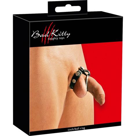 Bad Kitty - Anillo para el pene con correa y anillos intercambiables (1/5)