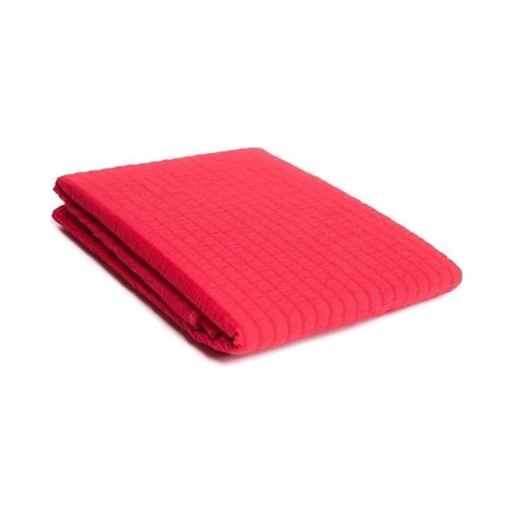 Lenzuolo Barkcloth 160x200 Cotone ROSSO