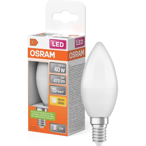 Ampoule LED Culot: E14 Blanc chaud 2700 K 5,50 W équivalent à 40 W LED STAR CLASSIC B (1/2)