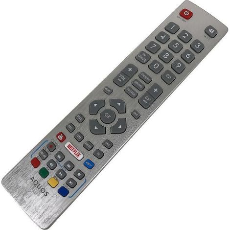 Télécommande pour téléviseur LED intelligent Sharp Aquos HD DH1901091551 avec clé YouTube Netflix-Ywey (1/5)