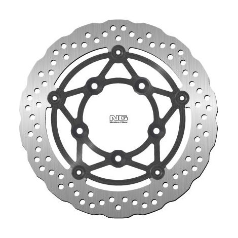 Disco freno anteriore NG per Kymco AK 550 '17-21, Xciting 400 '12-18 (270X88X4.5MM) (5X10.5MM) Wave Floating