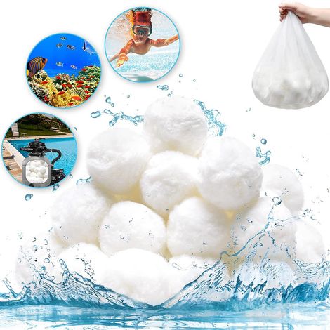 Boules filtrantes pour piscine (pour filtres à sable) de 700 g - Réutilisables (1/5)