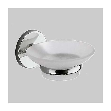 PORTASAPONE VERMONT - Ottone Cromato-Vetro
