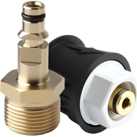 RHG Raccords adaptateurs haute pression pour Karcher K2, M22 femelle 14 mm en laiton - Outil de conversion rapide pour Karcher Series K2 K3 K4 K5 K6 K7