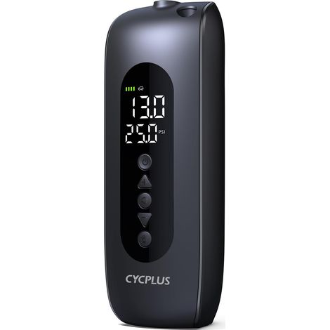 Gonfleur de Pneus Portable, Compresseur d'Air sans Fil 150PSI, Affichage Double LED, Gonflage Rapide 2X pour Voitures, Vélos, Pneus de Moto, Balles, Type à Double Usage AL2 (1/5)