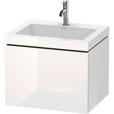 Duravit L-Cube c-bonded Ensemble suspendu, 1 tiroir, sans