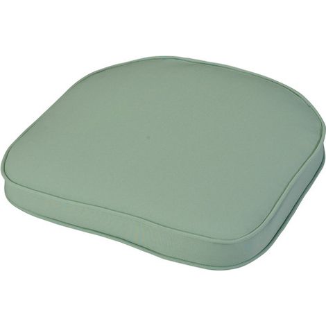Misty Jade Standard D Pad Outdoor Garden Furniture Cushion - L41 x W38 x H4 cm