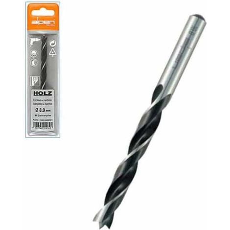ALPEN broca alpen madera  6,00 mm. (blister) , Broca Alpen Madera.- Diámetro: 6,00 mm.- Termorresistentes hasta 250° C. - Para el taladrado de maderas blandas y d