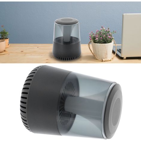 USB-betriebener Tisch-Luftreiniger mit Mini-Negativionen-Filter und Umgebungslicht für Zuhause (1/5)